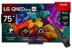 Tv Lg 75QNED86B6B API SERIE QNED86B evo AI Charcoal black