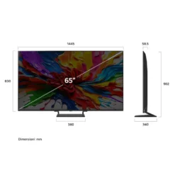 TV LG QNED 65QNED93A6A Mini LED 4K con processore a8 Gen2 AI
