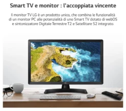Tv Lg 24TQ510S PZ API SERIE TQ510S Monitor Black