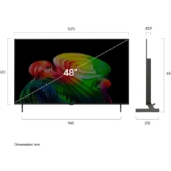 TV OLED LG 48'' B65 4K UHD HDR con processore AI