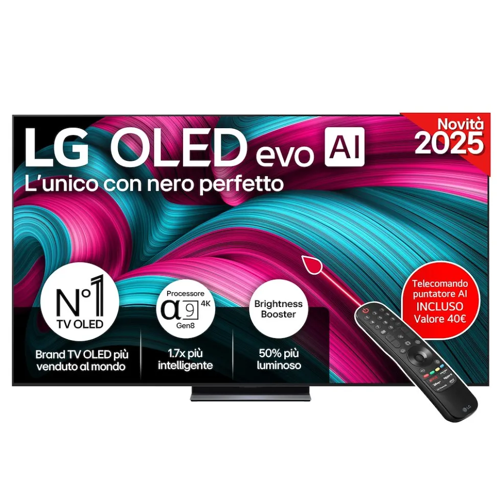 TV OLED LG Electronics OLED83C54LA.API con processore a9 Gen8 AI