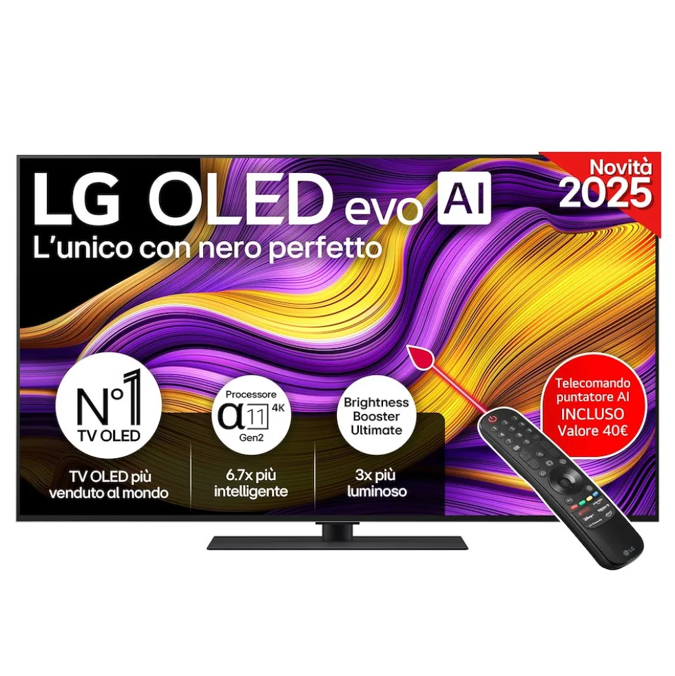 TV OLED LG ELECTRONICS OLED55G56LS con processore a11 Gen2 AI