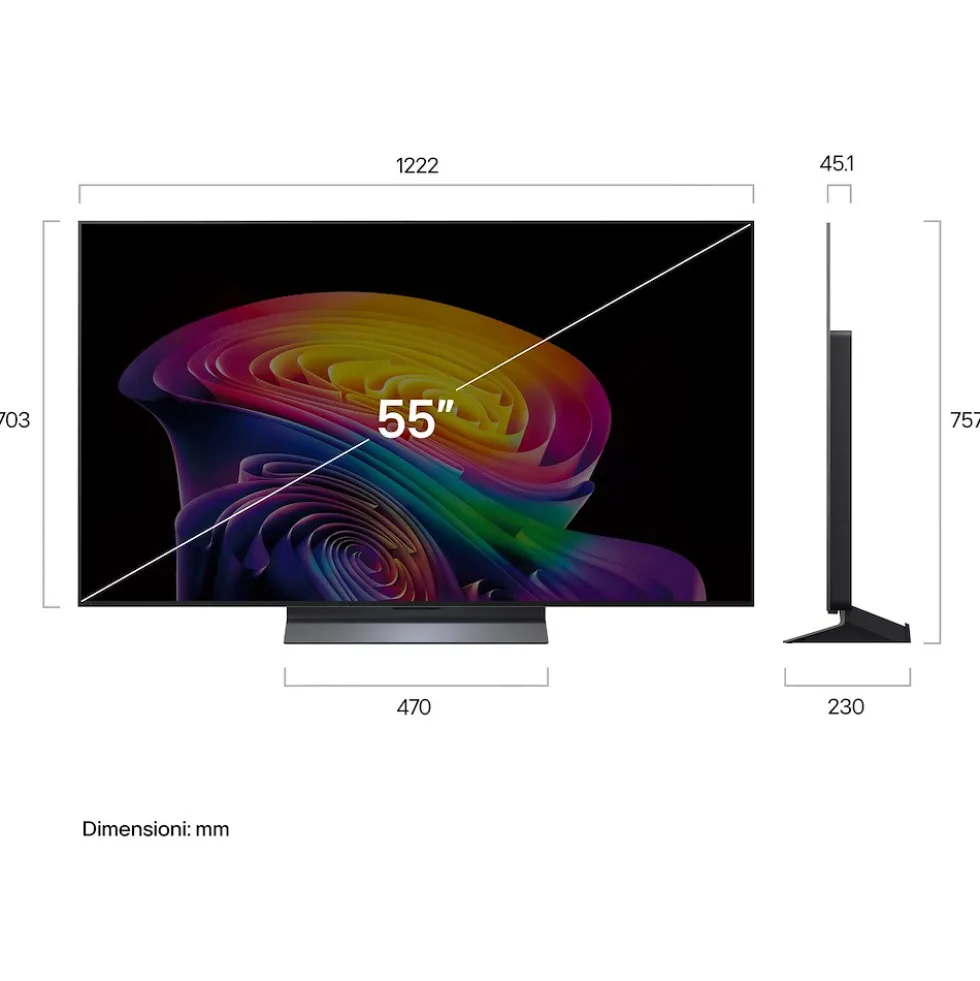 TV OLED 55'' LG OLED55C65LA.API 4K con Brightness Booster