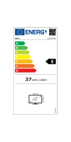 Tv Qbell QT40FTF8A Black