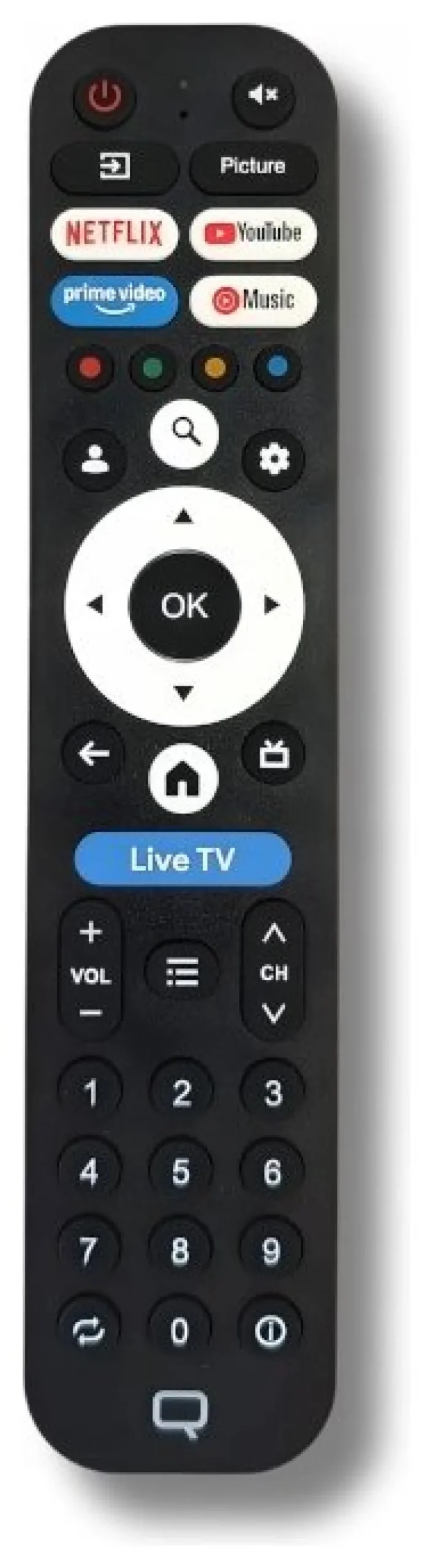 Tv Qbell QT320HGT Black