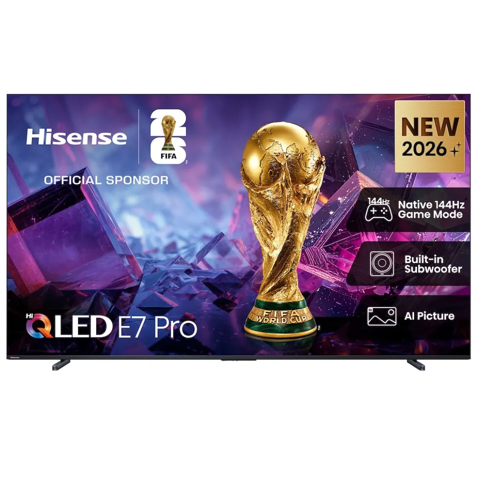 TV QLED Hisense 100E7S PRO 100" 4K 144Hz Dolby Vision IQ