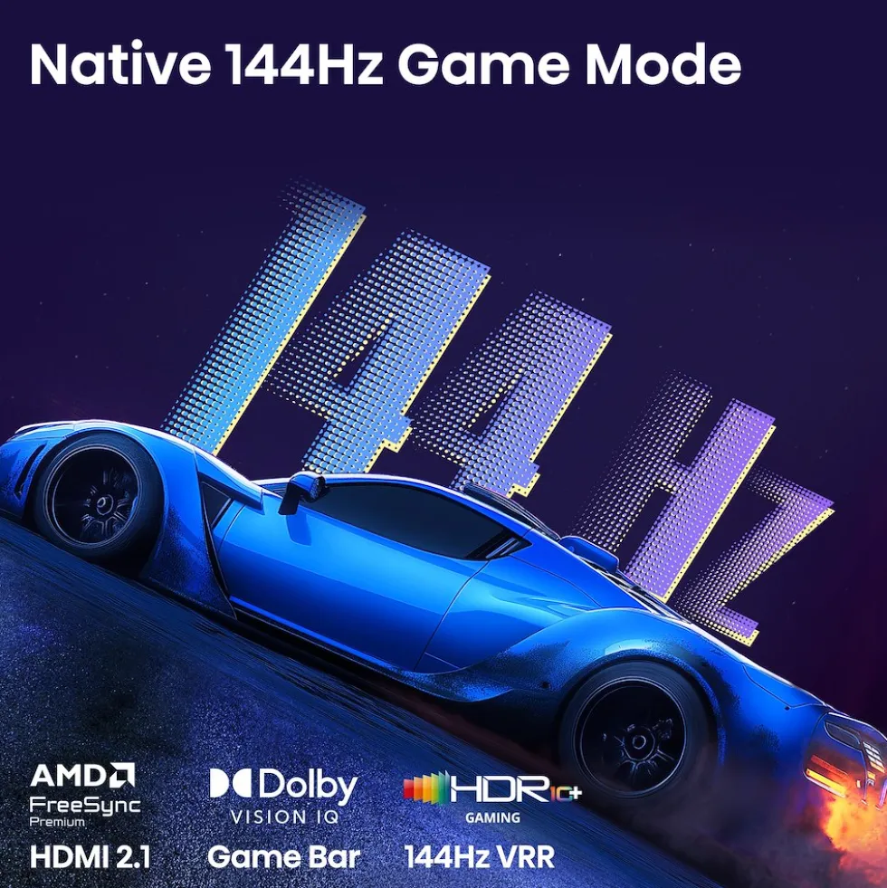 TV QLED Hisense 100E7S PRO 100" 4K 144Hz Dolby Vision IQ