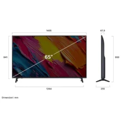 TV QNED LG 65QNED70A6A con processore Alpha7 Gen8 e Smart TV WebOS