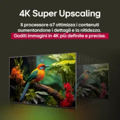 TV QNED LG 65QNED70A6A con processore Alpha7 Gen8 e Smart TV WebOS