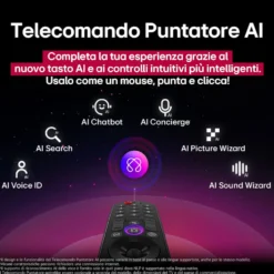 TV QNED LG 65QNED70A6A con processore Alpha7 Gen8 e Smart TV WebOS