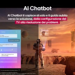 TV QNED LG 65QNED70A6A con processore Alpha7 Gen8 e Smart TV WebOS
