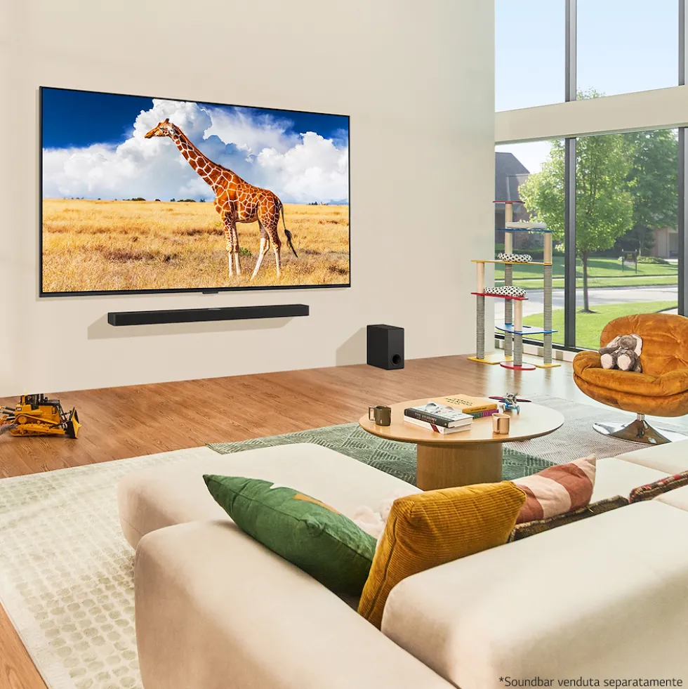 TV QNED 86 pollici LG 86QNED86T6A 4K UHD Smart TV