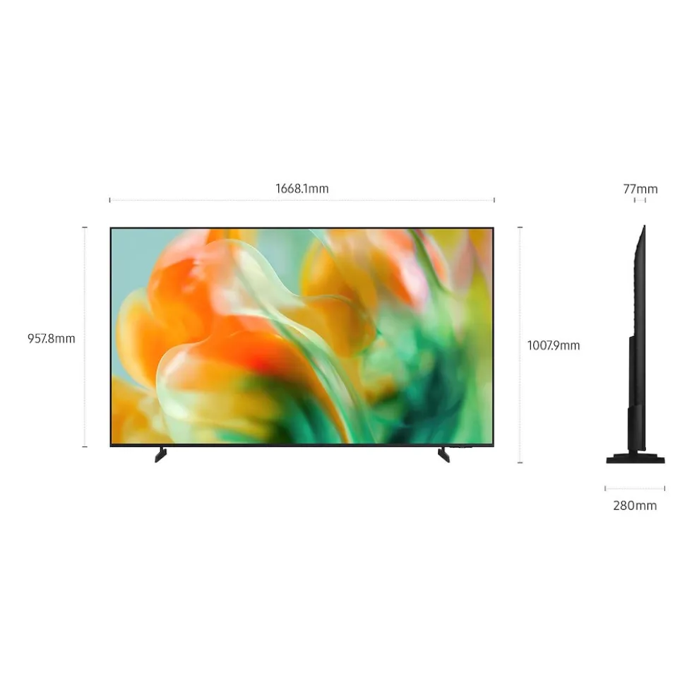 TV Samsung Mini LED 75" 4K UE75M80HAUXZT con processore NQ4 AI Gen2