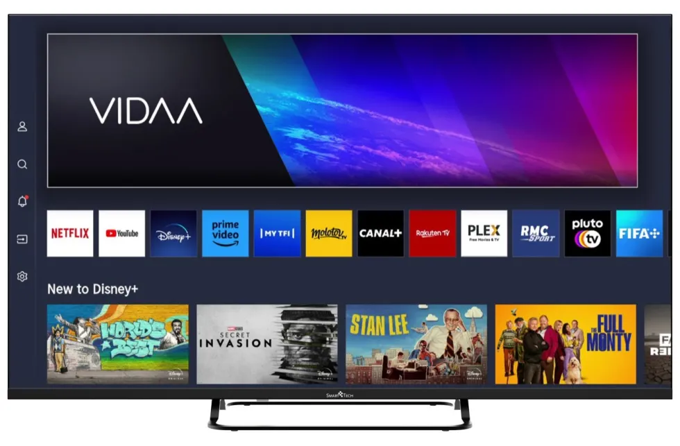 Tv Smart Tech 43FV02V Black