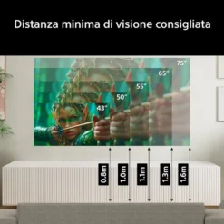TV Sony 43" BRAVIA LED 4K HDR con processore X1 e Google TV