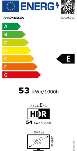 Tv Thomson 50UA5S13 Nero