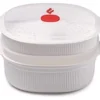 Vaporiera microonde Snips 000851 TEMPO ZERO 2 vassoi Bianco