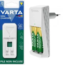 VARTA CARICABATTERIE PER PILE RICARICABILI AA/AAA 2 POSTI
