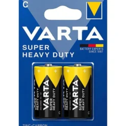 VARTA PILE MEZZA TORCIA C SUPERHEAVY DUTY ZINCO 2PZ