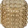 Vaso bubble ambra ø 14 x h 20 cm - Animals