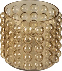 Vaso bubble ambra ø 14 x h 20 cm - Animals
