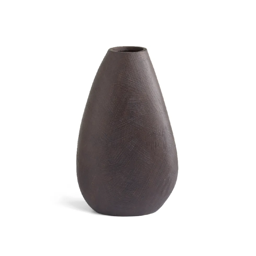 Vaso Con Finitura A Rilievo - Afrique