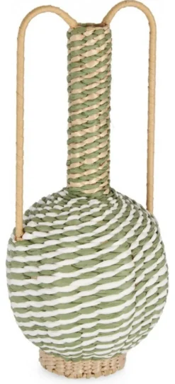 Vaso Yes Everyday 0141479 NAMIBIA anfora alta Verde e Bianco