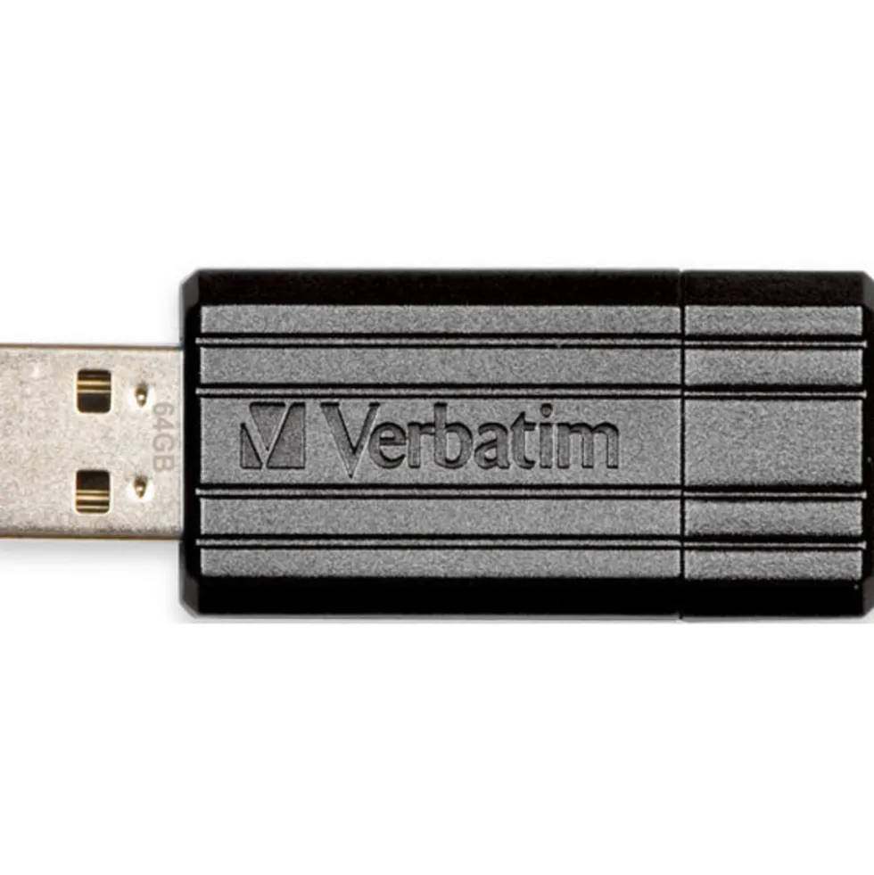 Verbatim Pen Drive 64Gb Pinstripe Black