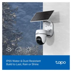 Videocamera sorveglianza Tapo TC90 Pan&Tilt Kit Solar Panel White