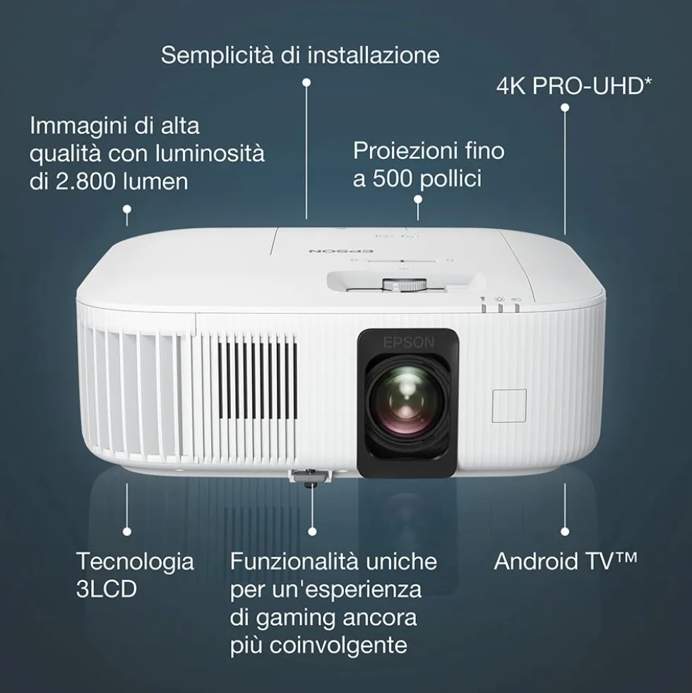 Videoproiettore home cinema Epson EH-TW6250 4K PRO-UHD