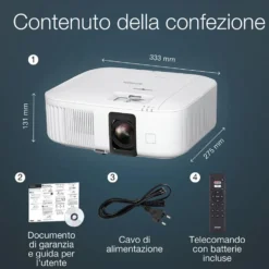 Videoproiettore home cinema Epson EH-TW6250 4K PRO-UHD