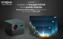 Videoproiettore STRONG MIRA1 Full HD con proiezione fino a 150"