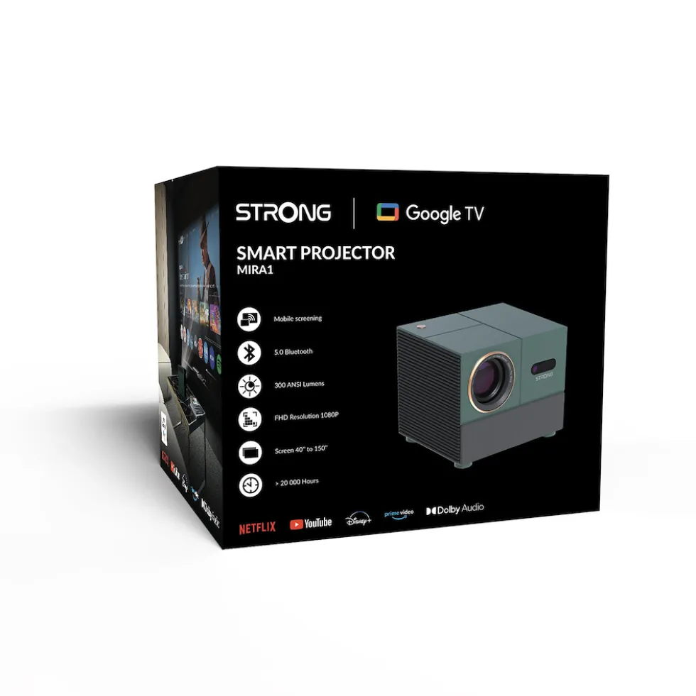 Videoproiettore STRONG MIRA1 Full HD con proiezione fino a 150"