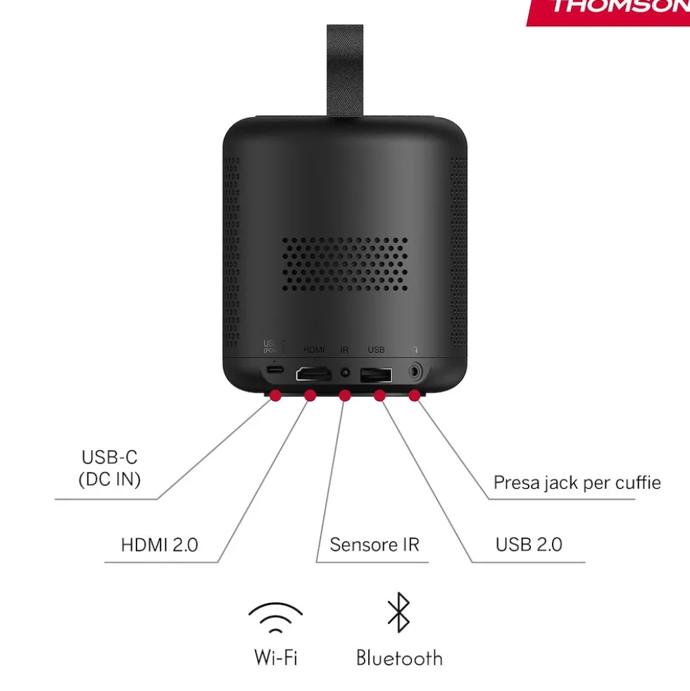 Videoproiettore Thomson PG35B smart 350 ANSI Lumen