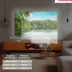 Videoproiettore Thomson PG35B smart 350 ANSI Lumen