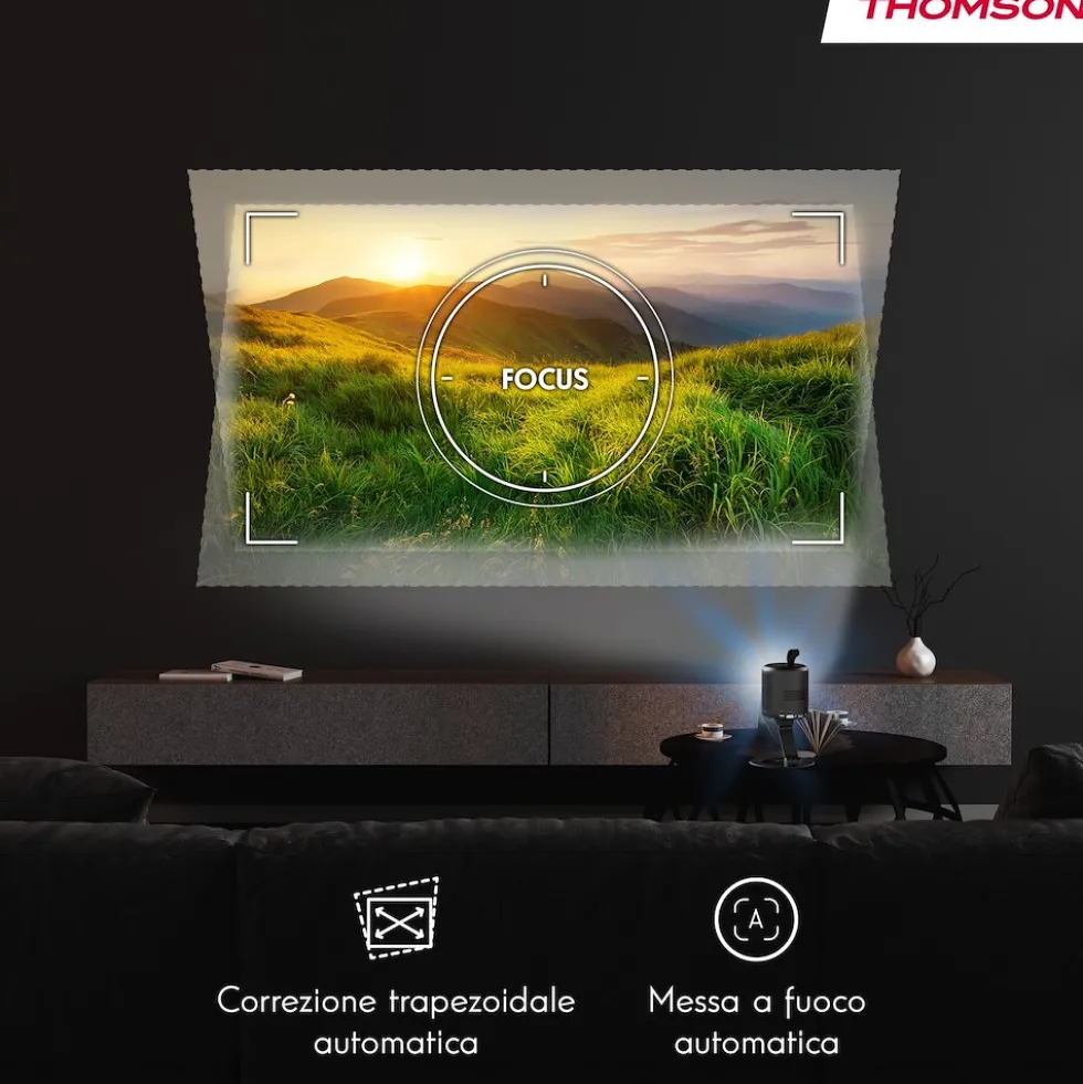 Videoproiettore Thomson PG35B smart 350 ANSI Lumen