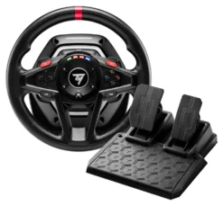 Volante e pedaliera simulatore guida Thrustmaster 4460184 T128 Black