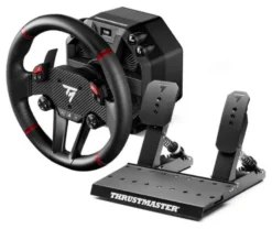 Volante e pedaliera simulatore guida Thrustmaster 4160853 T598 Black