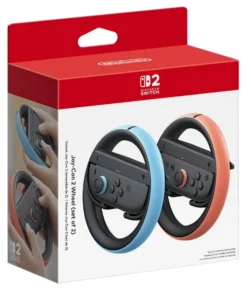 Volante simulatore guida Nintendo 10015099 SWITCH 2 Wheel Pair Black B