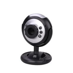 WEBCAM HD 640x480 CON MICROFONOE LUCE LED USB2.0 NERO cod.33861
