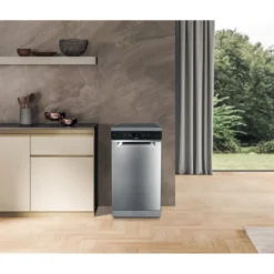 Whirlpool Lavast 45Cm 11Cop 9Pr 46Db 6Senso 3Cesto Power Clean Pro Inox