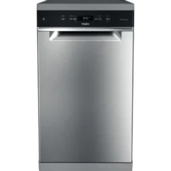 Whirlpool Lavast 45Cm 11Cop 9Pr 46Db 6Senso 3Cesto Power Clean Pro Inox