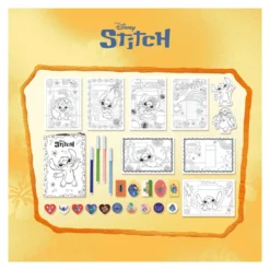 Zainetto Lisciani 110674 STITCH Colouring & Drawing Pop Up