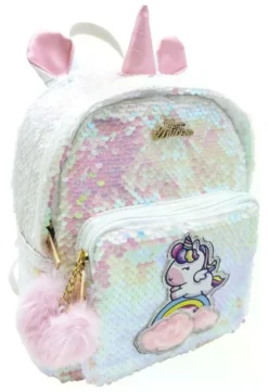 Zainetto Nice 16200 MAGIC UNICORN Dreamycor con paillettes