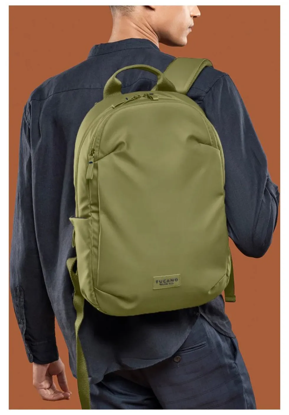 Zaino notebook Tucano BKLAS15 VM LASER Verde militare