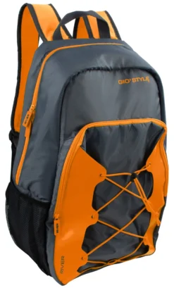Zaino termico Giò Style 2305371 RIVER Large Grigio e Arancio