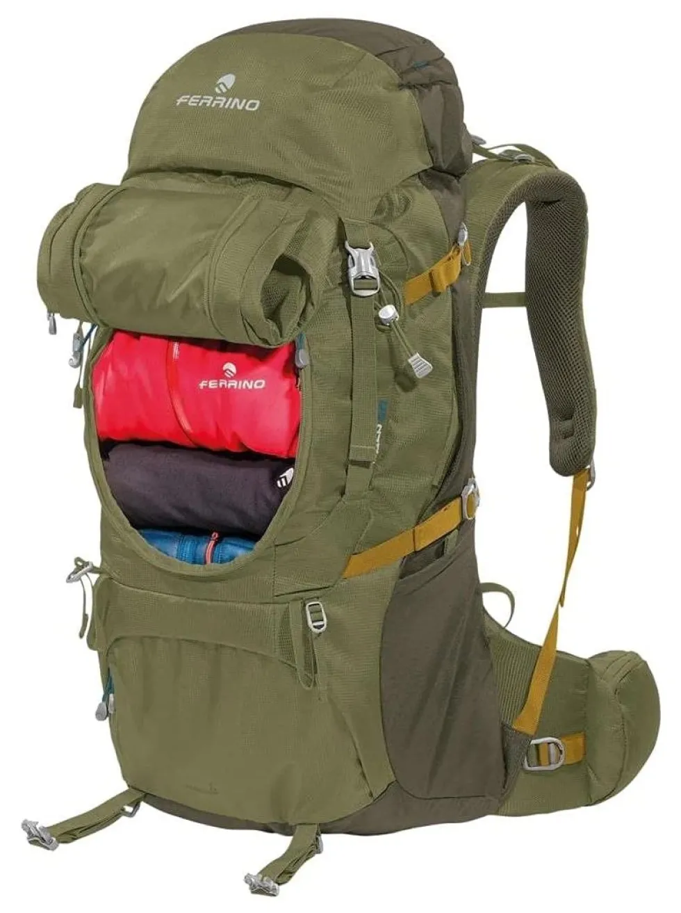 Zaino trekking Ferrino 75006MVV TRANSALP Verde