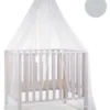 Zanzariera lettino Baby Idea 6020GR con asta Bianco e Grigio
