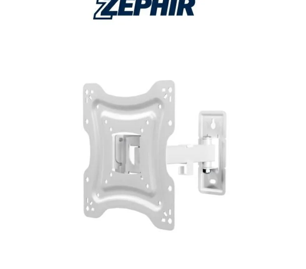 ZEPHIR STAFFA PER TV DOPPIO SNODO UNIVERSALE BIANCO 17/42" ZST006